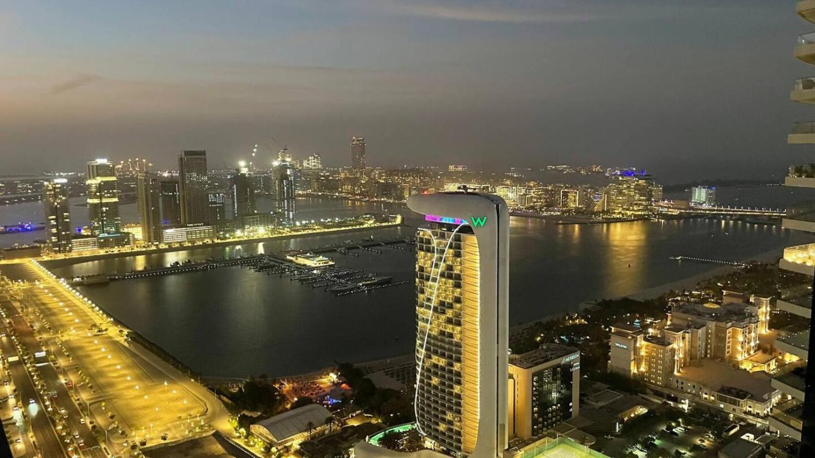 Sea & Palm View Elegant 1 Bedroom Apartment Dubaj Kültér fotó